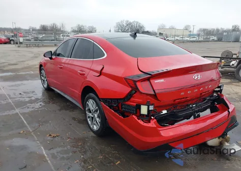 2021 Hyundai Sonata Sel z USA, uszkodzony, nr VIN 5NPEF4JA2MH099349